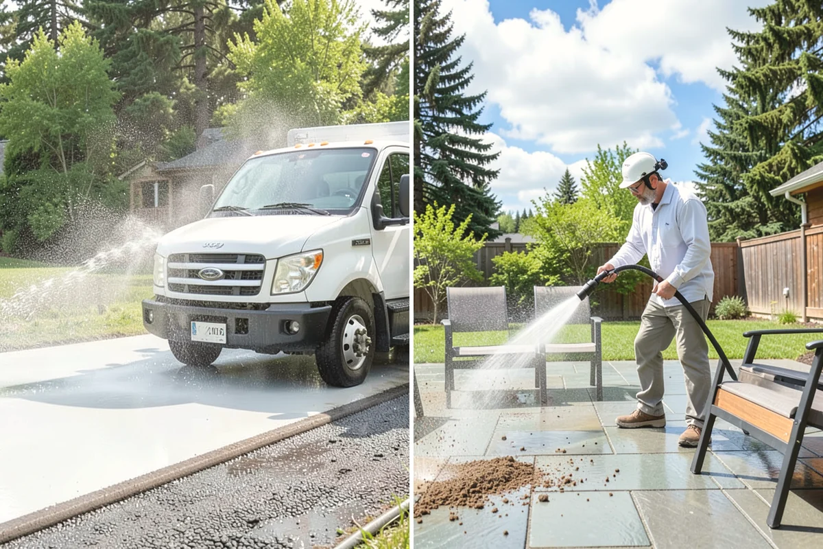 Gravel Border Cleaning in Tukwila, King County, WA - Remove leaves, weeds, and large debris from the gravel