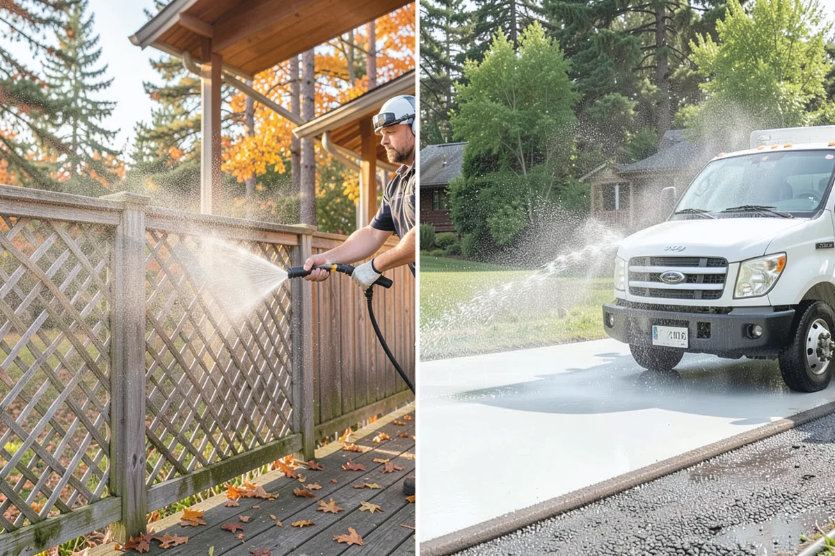 Gravel Border Cleaning in Wilkeson, Pierce County, WA - Remove leaves, weeds, and large debris from the gravel