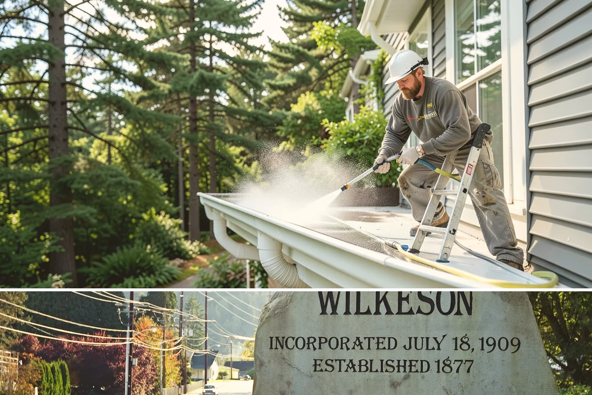 Gravel Border Cleaning in Wilkeson, Pierce County, WA - Late fall and spring are ideal for clearing seasonal leaf drop and refreshing the borders.