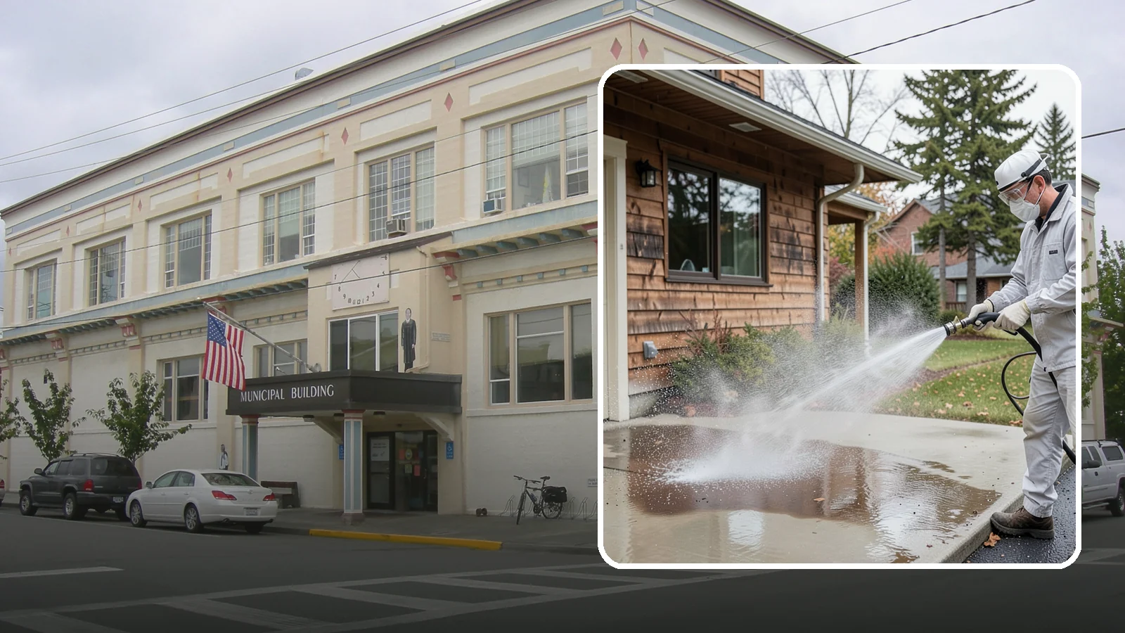 Grease Removal in Anacortes, Skagit County, WA - We cut through heavy grease on Washington kitchen exteriors, dumpster zones, and shop floors with hot-water cleaning.