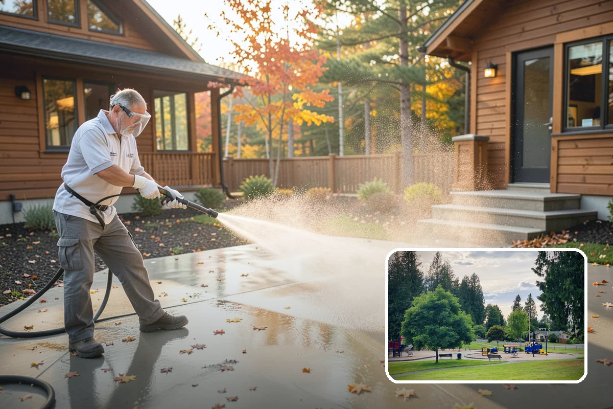 Grease Removal in Bonney Lake, Pierce County, WA - Removes slippery grease that causes falls
