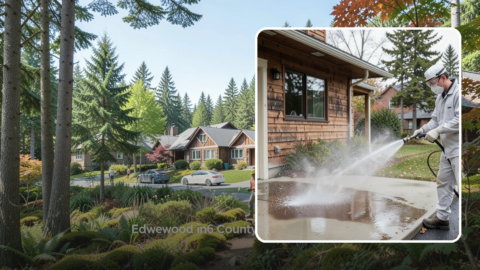 Grease Removal in Edgewood, Pierce County, WA - We cut through heavy grease on Washington kitchen exteriors, dumpster zones, and shop floors with hot-water cleaning.