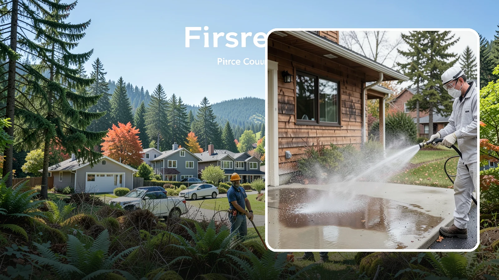 Grease Removal in Fircrest, Pierce County, WA - We cut through heavy grease on Washington kitchen exteriors, dumpster zones, and shop floors with hot-water cleaning.