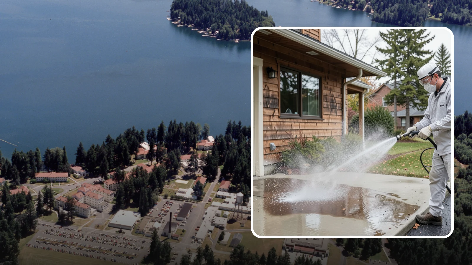 Grease Removal in Lakewood, Pierce County, WA - We cut through heavy grease on Washington kitchen exteriors, dumpster zones, and shop floors with hot-water cleaning.