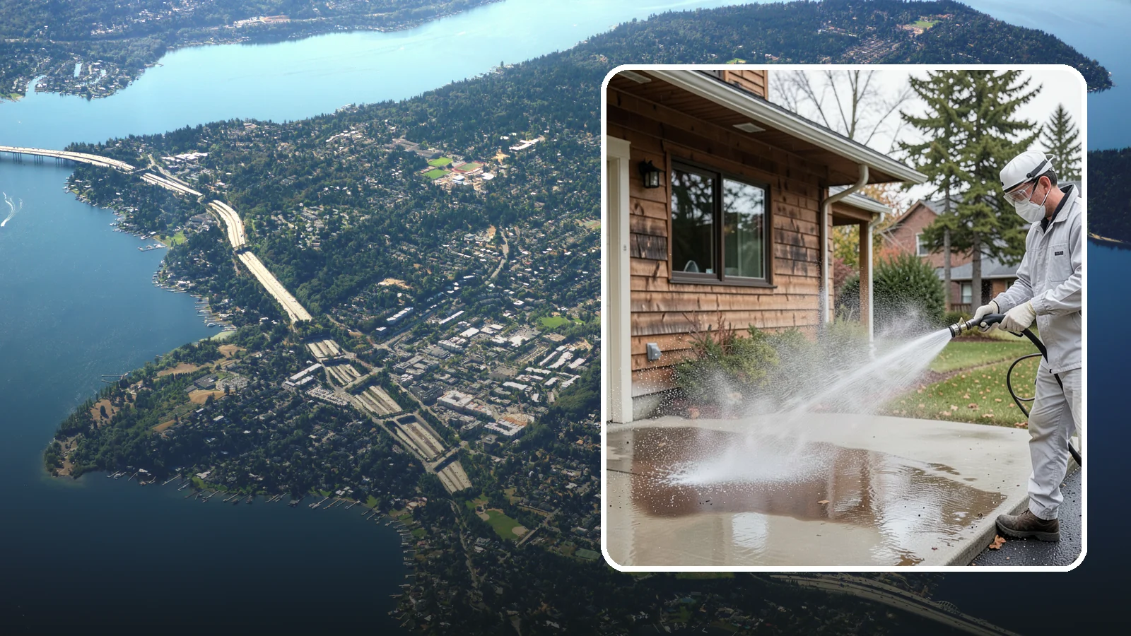 Grease Removal in Mercer Island, King County, WA - We cut through heavy grease on Washington kitchen exteriors, dumpster zones, and shop floors with hot-water cleaning.