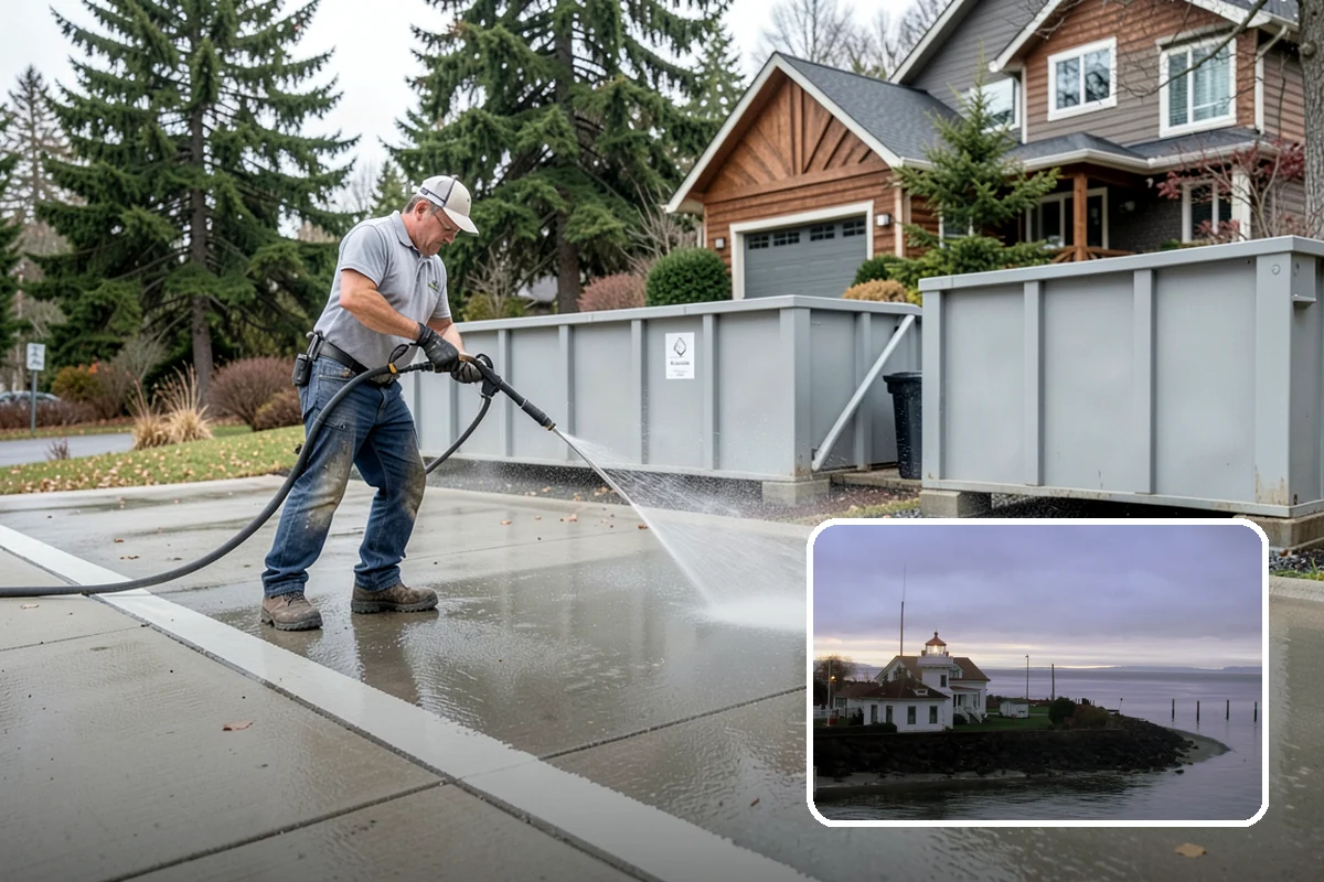 Grease Removal in Mukilteo, Snohomish County, WA - Removes slippery grease that causes falls