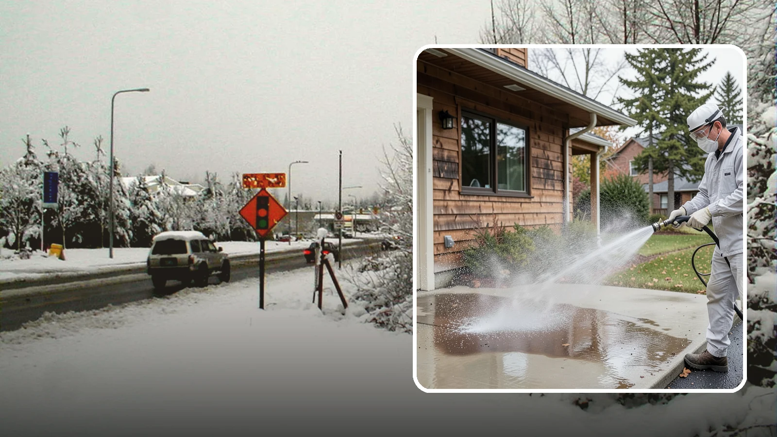 Grease Removal in Newcastle, King County, WA - We cut through heavy grease on Washington kitchen exteriors, dumpster zones, and shop floors with hot-water cleaning.
