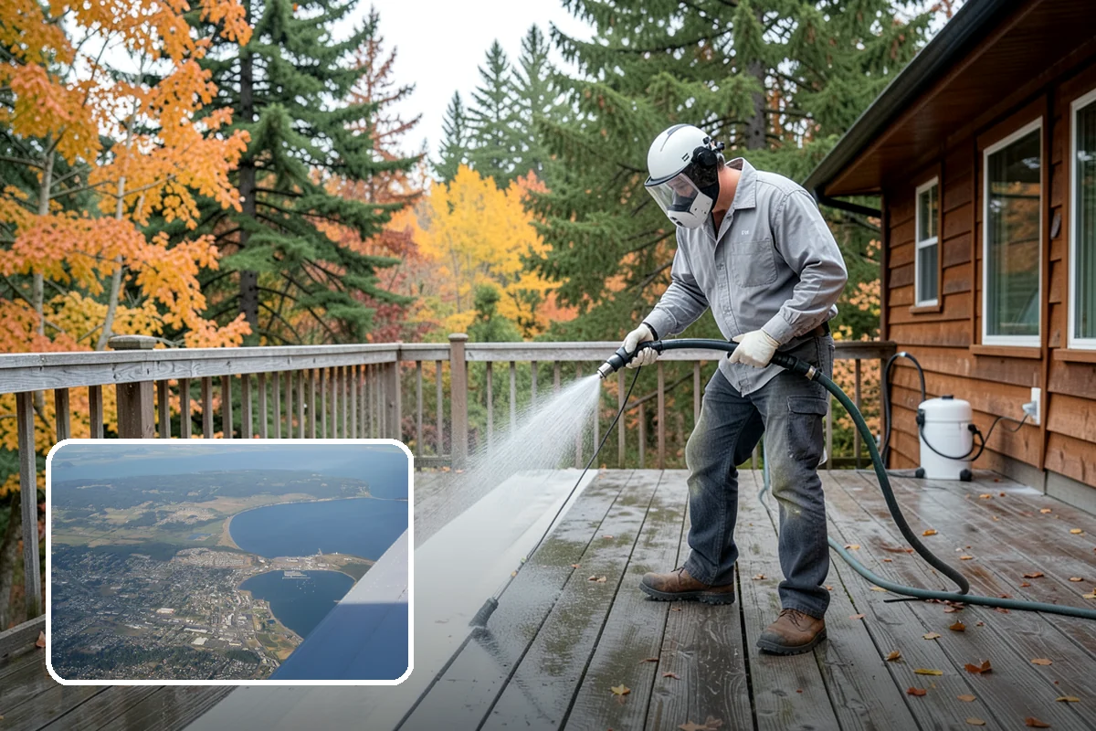 Grease Removal in Oak Harbor, Island County, WA - Removes slippery grease that causes falls