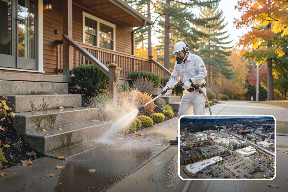Grease Removal in Redmond, King County, WA - Removes slippery grease that causes falls