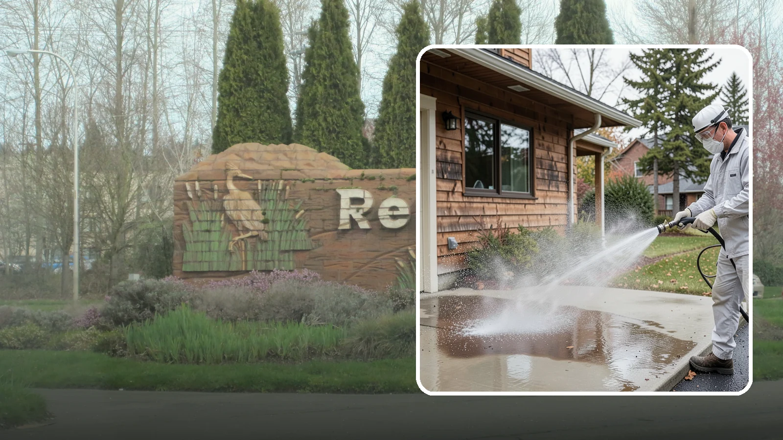 Grease Removal in Renton, King County, WA - We cut through heavy grease on Washington kitchen exteriors, dumpster zones, and shop floors with hot-water cleaning.