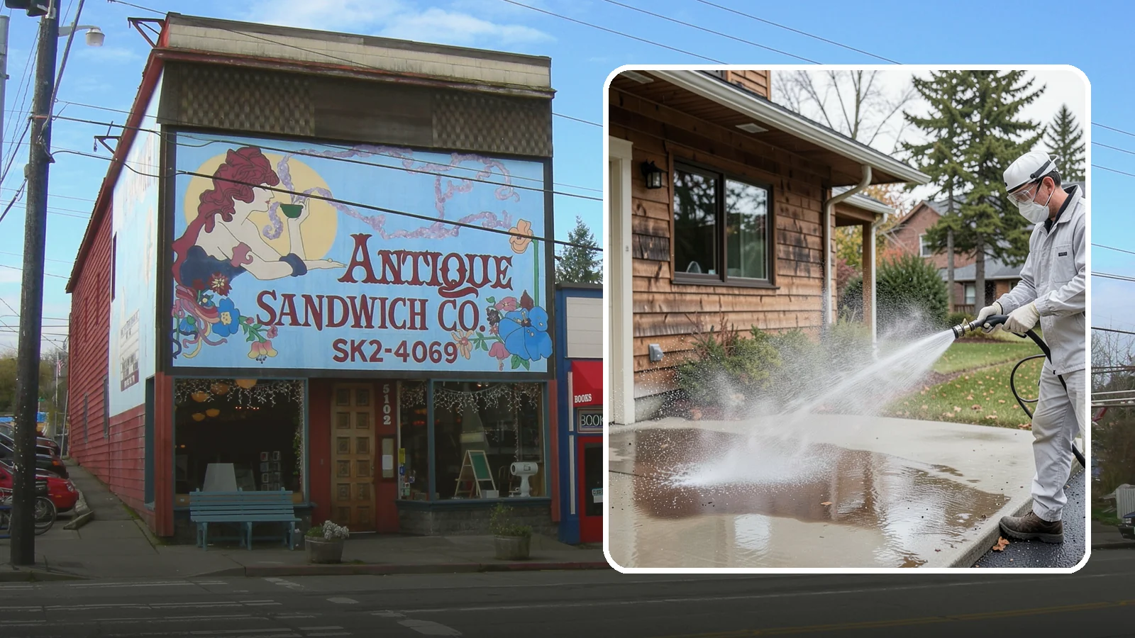 Grease Removal in Ruston, Pierce County, WA - We cut through heavy grease on Washington kitchen exteriors, dumpster zones, and shop floors with hot-water cleaning.