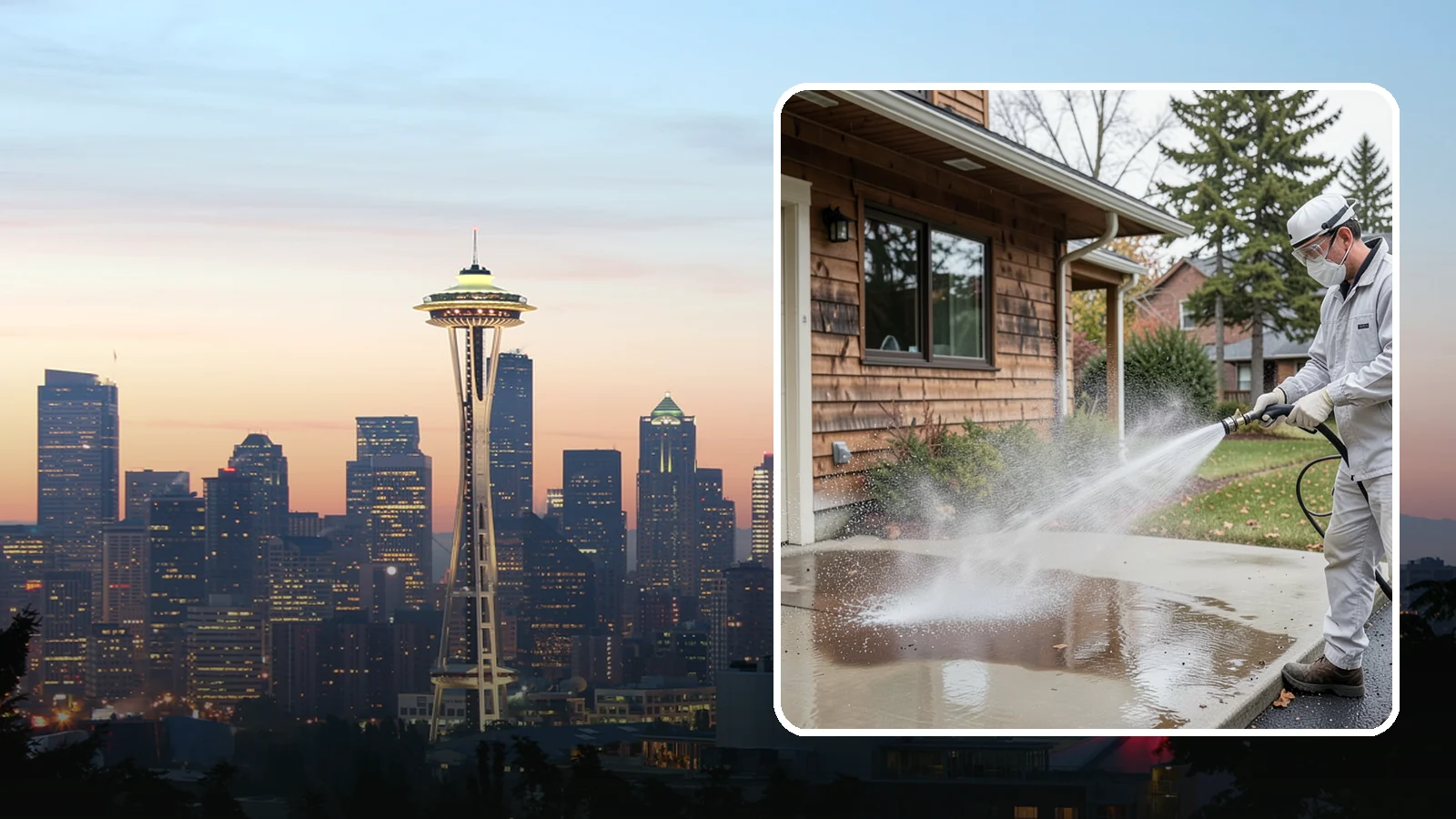 Grease Removal in Seattle, King County, WA - We cut through heavy grease on Washington kitchen exteriors, dumpster zones, and shop floors with hot-water cleaning.