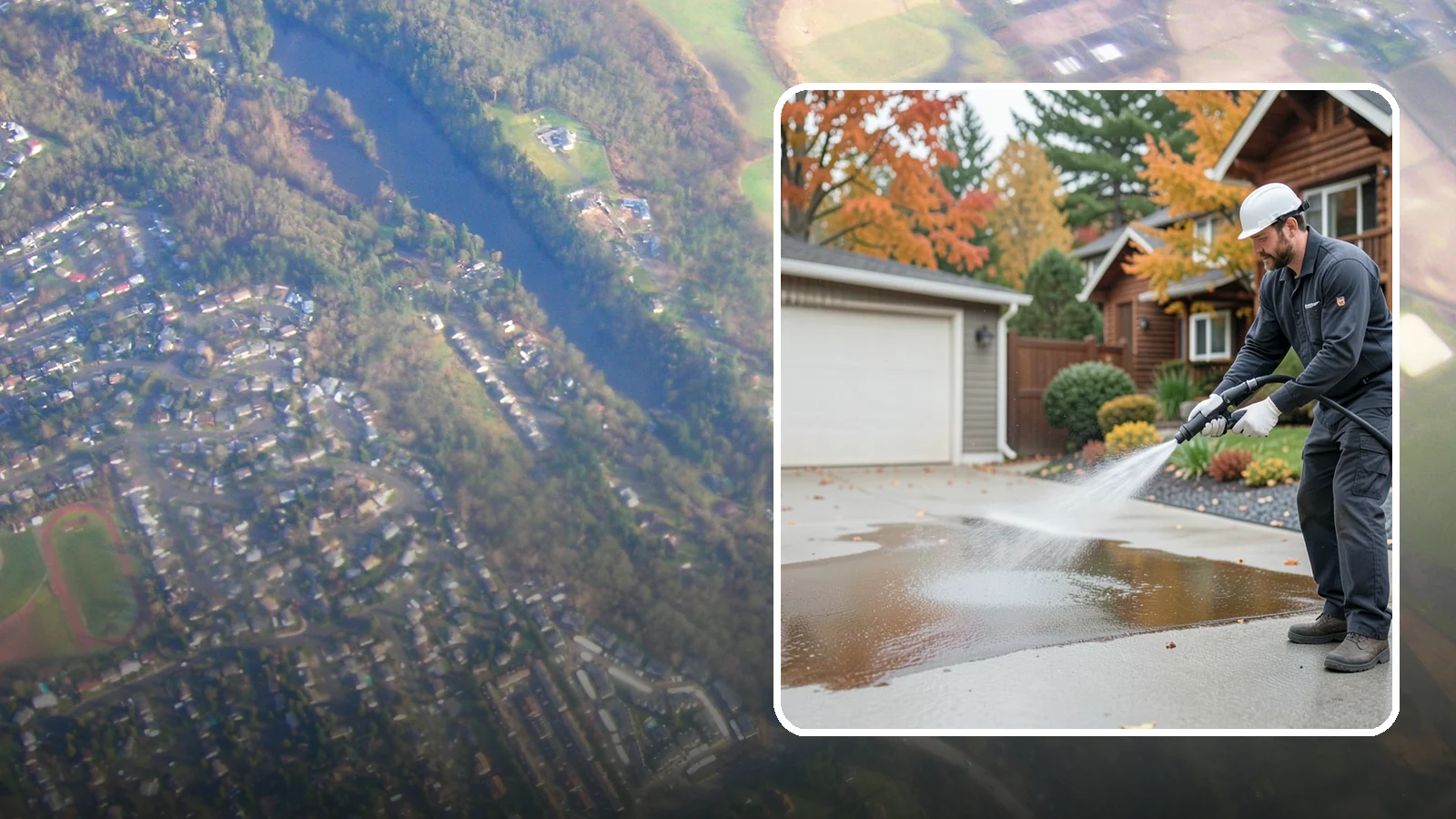 Grease Stain Removal in Algona, King County, WA - Heavy-duty grease stain removal for driveways marked by cooking oils, lubricants, and shop spills.