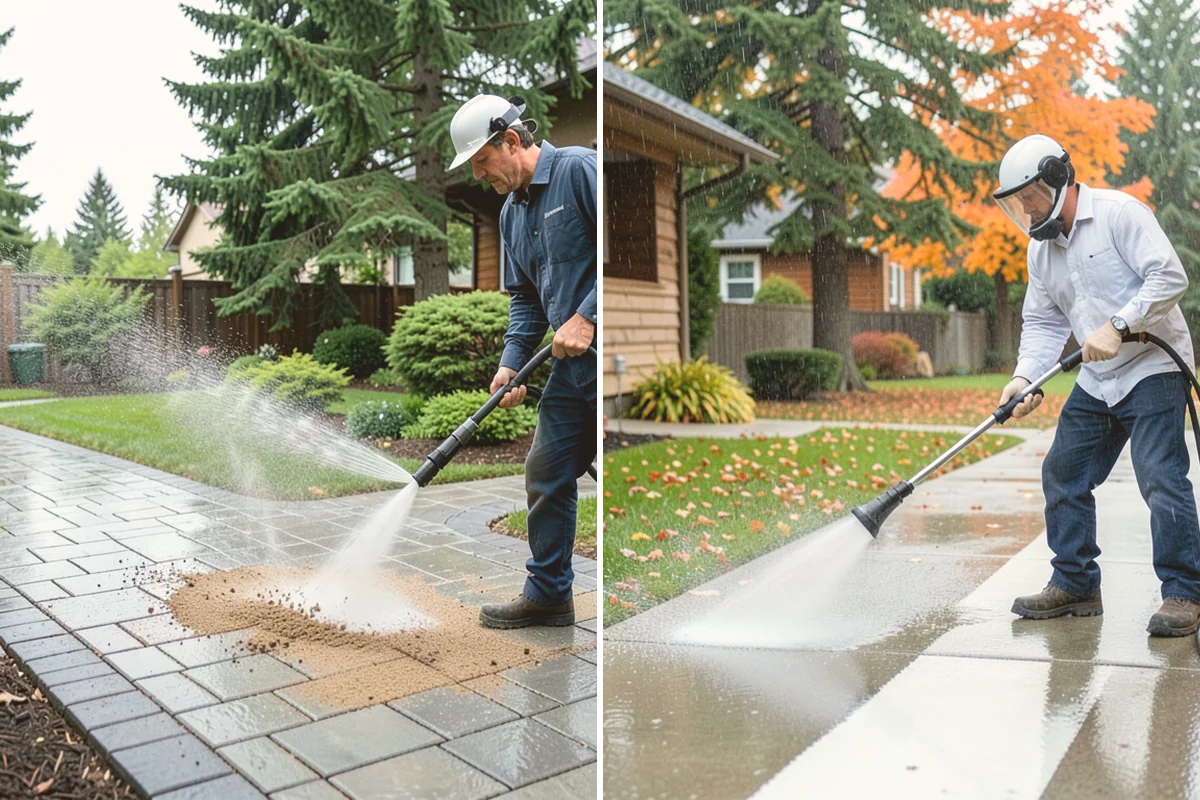 Grease Stain Removal in Bellevue, King County, WA - Assess the extent and source of the grease staining