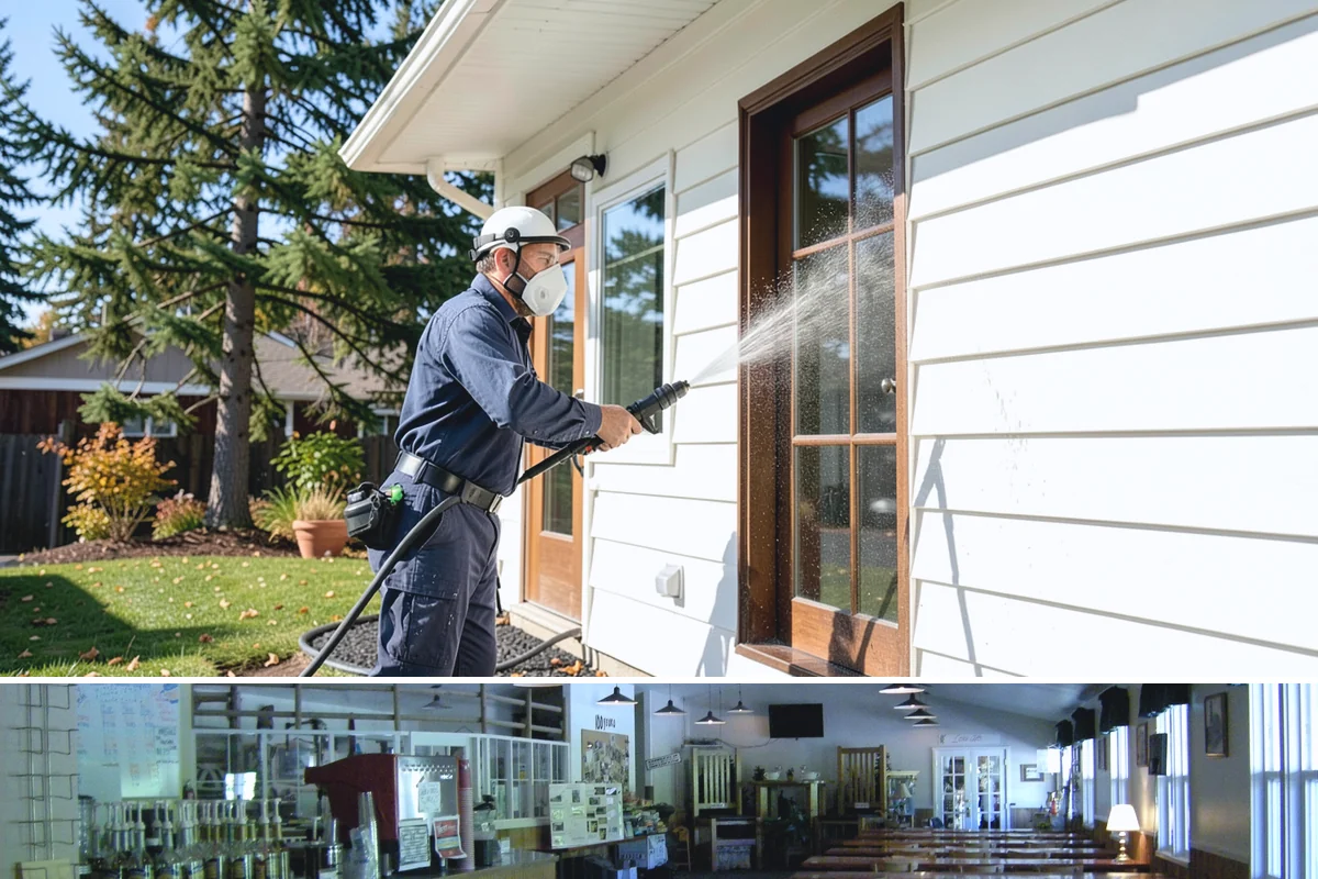 Grease Stain Removal in Black Diamond, King County, WA - Warm summer temperatures improve degreaser performance on stubborn grease.