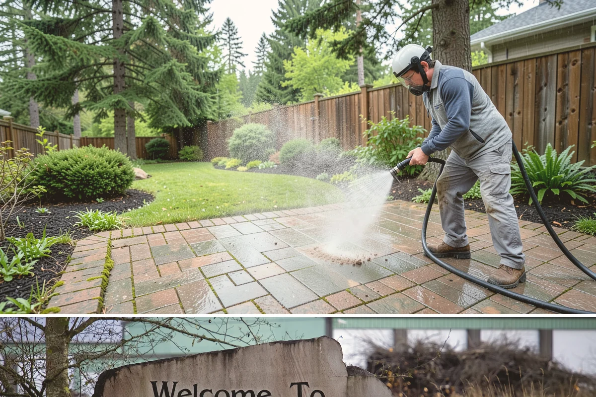 Grease Stain Removal in Buckley, Pierce County, WA - Warm summer temperatures improve degreaser performance on stubborn grease.