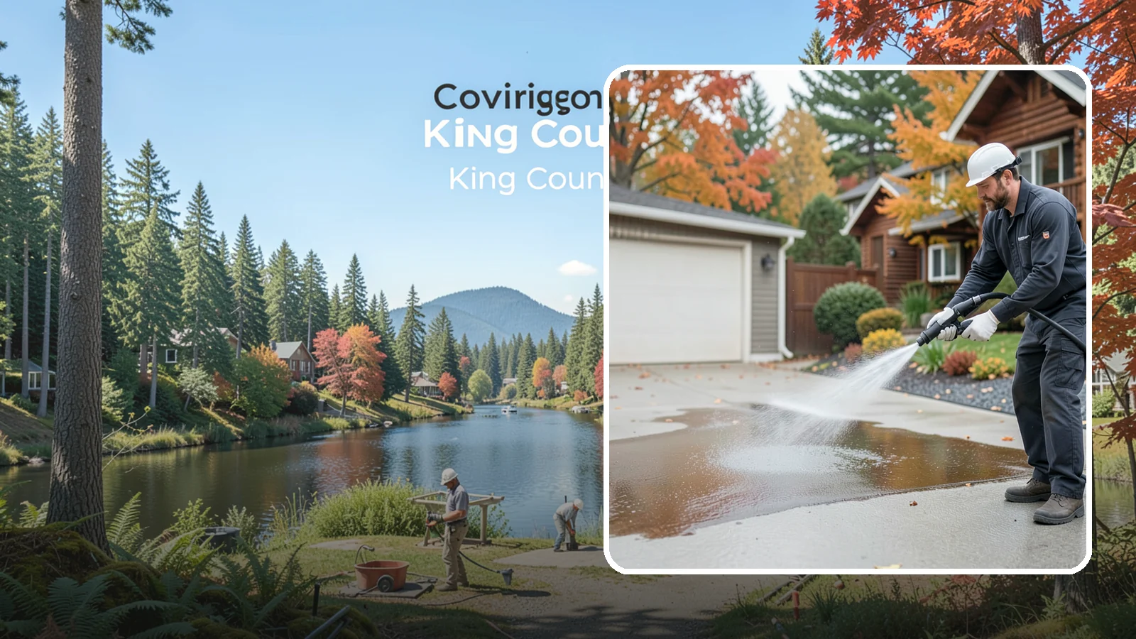 Grease Stain Removal in Covington, King County, WA - Heavy-duty grease stain removal for driveways marked by cooking oils, lubricants, and shop spills.