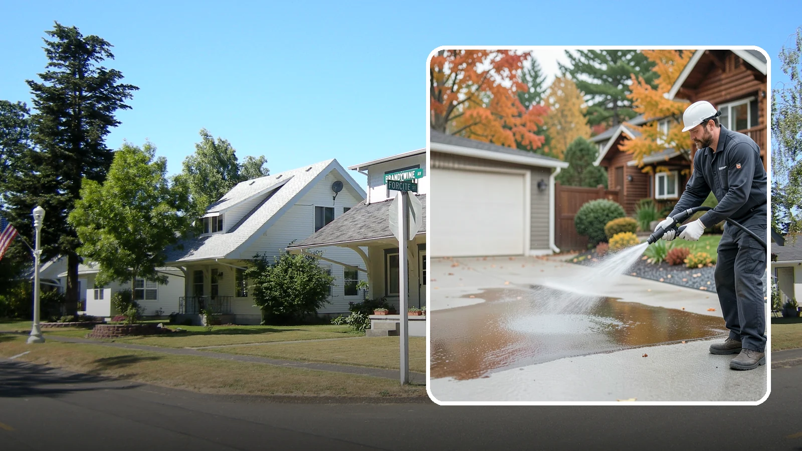 Grease Stain Removal in DuPont, Pierce County, WA - Heavy-duty grease stain removal for driveways marked by cooking oils, lubricants, and shop spills.