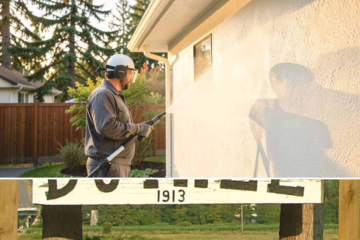 Grease Stain Removal in Duvall, King County, WA - Warm summer temperatures improve degreaser performance on stubborn grease.
