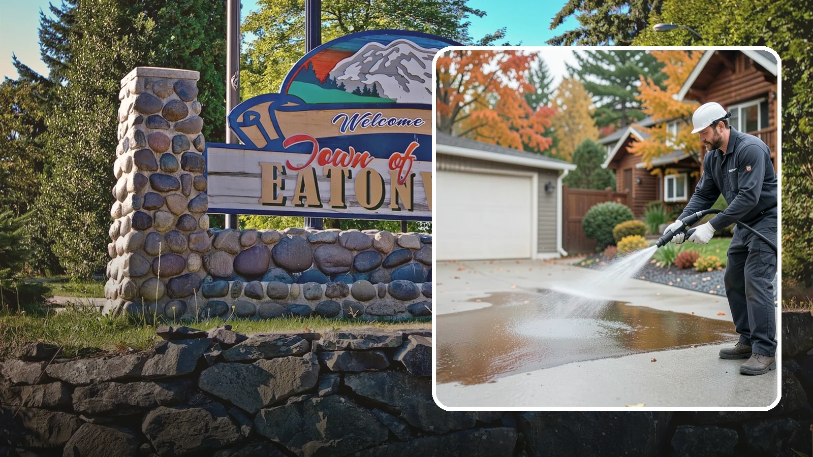 Grease Stain Removal in Eatonville, Pierce County, WA - Heavy-duty grease stain removal for driveways marked by cooking oils, lubricants, and shop spills.