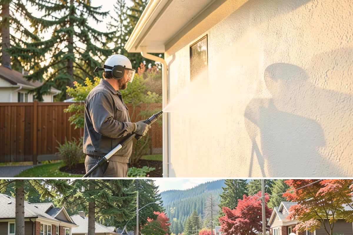 Grease Stain Removal in Hunts Point, King County, WA - Warm summer temperatures improve degreaser performance on stubborn grease.