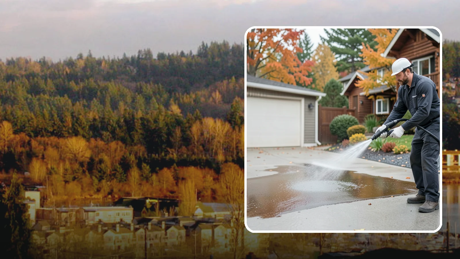 Grease Stain Removal in Kenmore, King County, WA - Heavy-duty grease stain removal for driveways marked by cooking oils, lubricants, and shop spills.