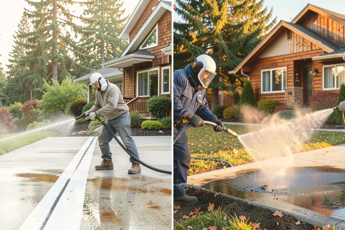 Grease Stain Removal in Kent, King County, WA - Assess the extent and source of the grease staining