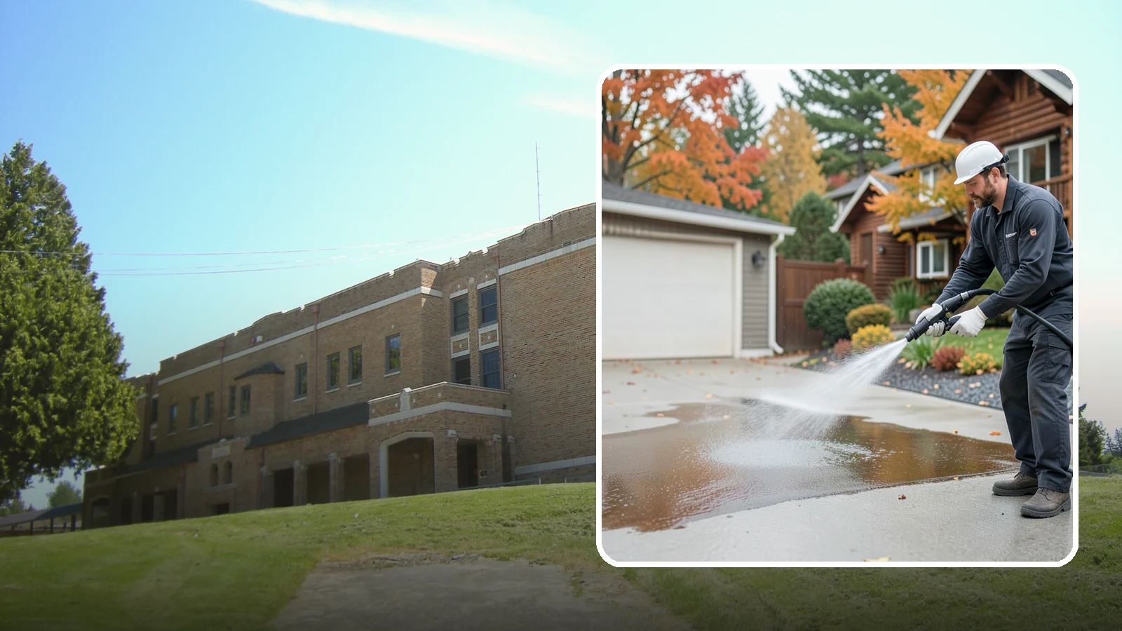 Grease Stain Removal in Maple Valley, King County, WA - Heavy-duty grease stain removal for driveways marked by cooking oils, lubricants, and shop spills.
