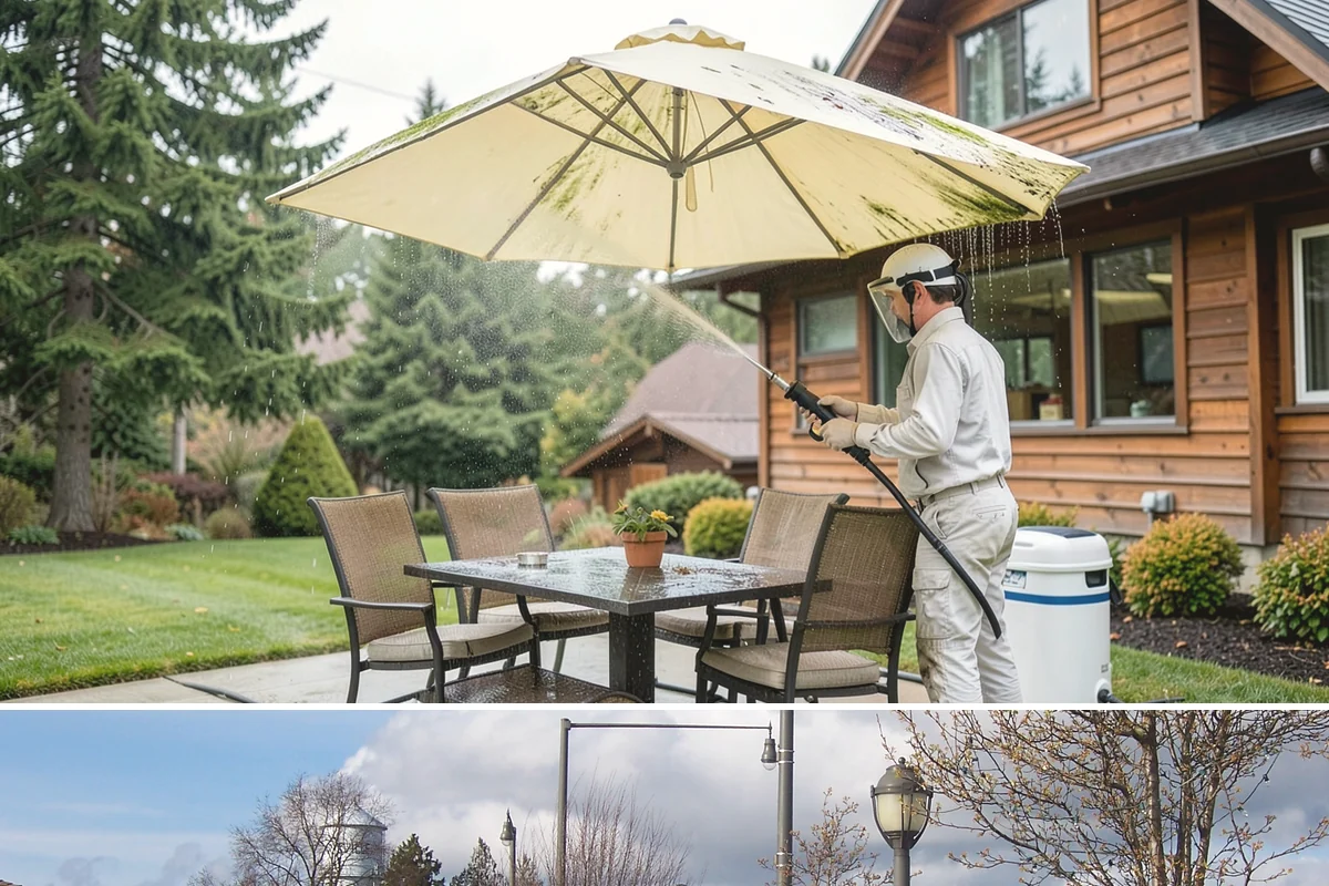 Grease Stain Removal in Marysville, Snohomish County, WA - Warm summer temperatures improve degreaser performance on stubborn grease.