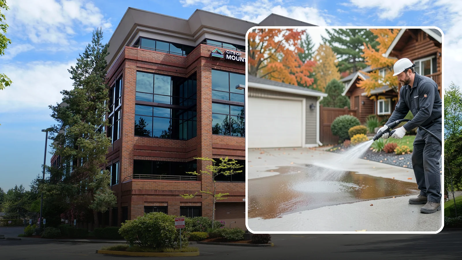 Grease Stain Removal in Mountlake Terrace, Snohomish County, WA - Heavy-duty grease stain removal for driveways marked by cooking oils, lubricants, and shop spills.