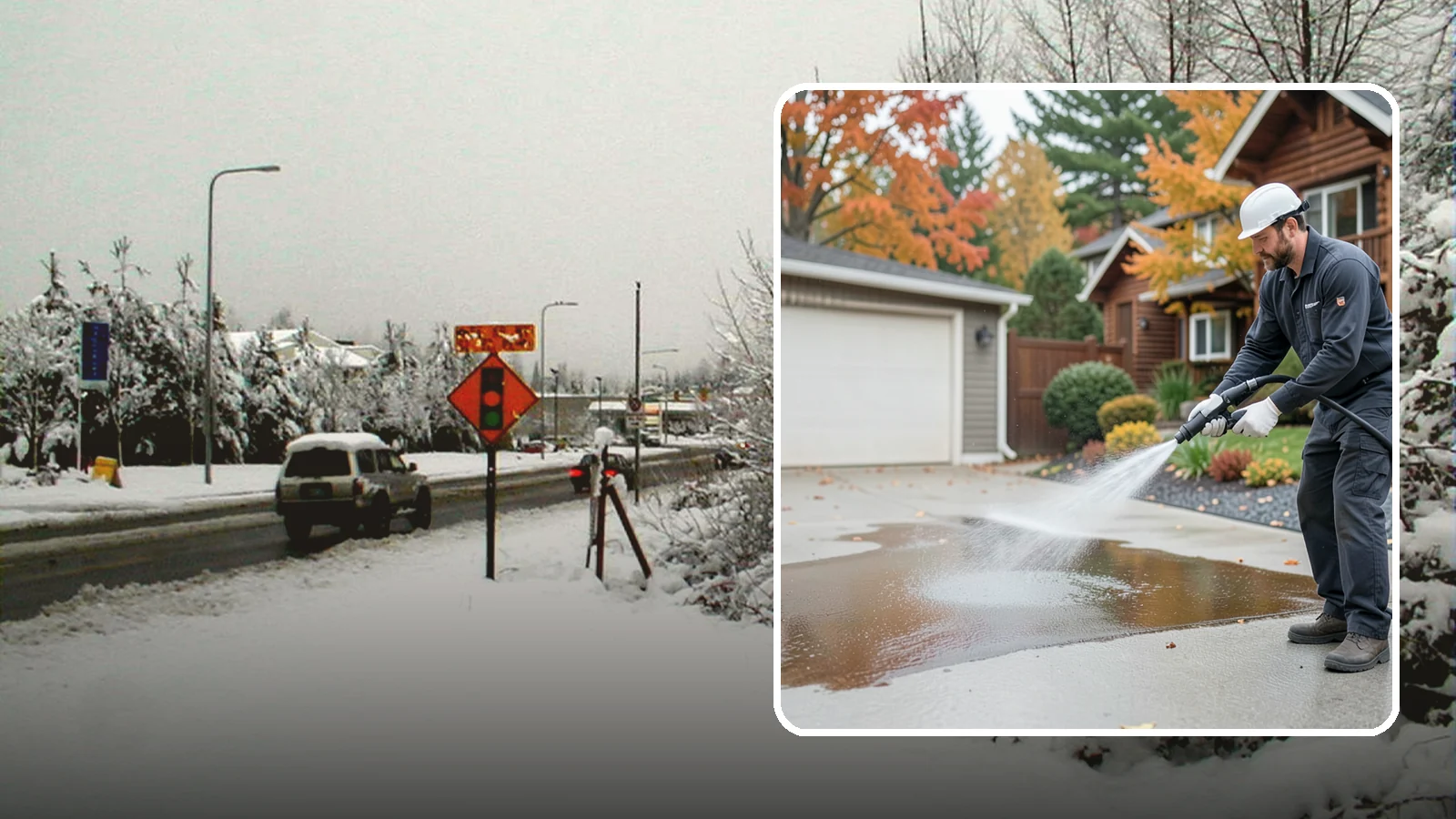 Grease Stain Removal in Newcastle, King County, WA - Heavy-duty grease stain removal for driveways marked by cooking oils, lubricants, and shop spills.