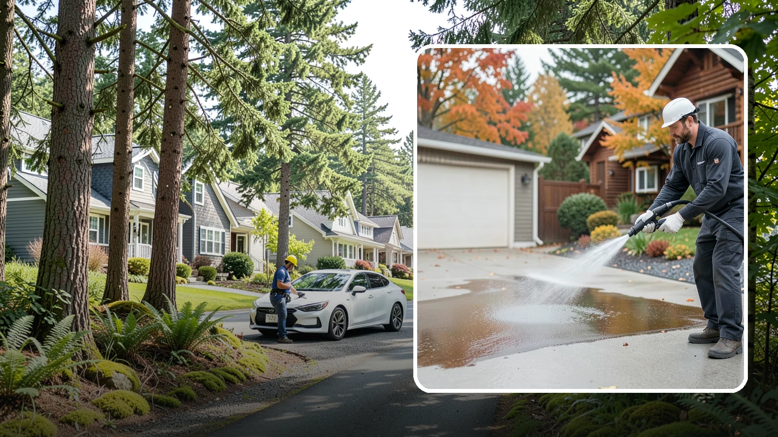 Grease Stain Removal in Normandy Park, King County, WA - Heavy-duty grease stain removal for driveways marked by cooking oils, lubricants, and shop spills.