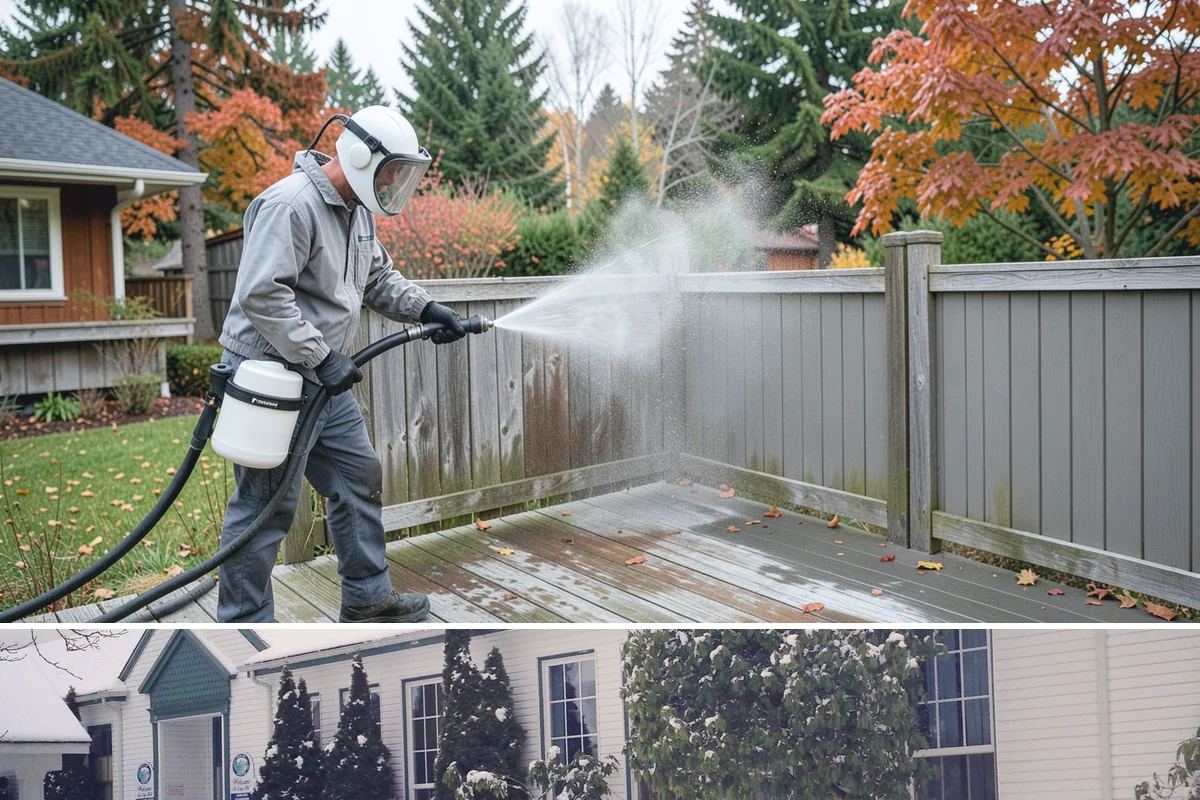 Grease Stain Removal in Pacific, King County, WA - Warm summer temperatures improve degreaser performance on stubborn grease.