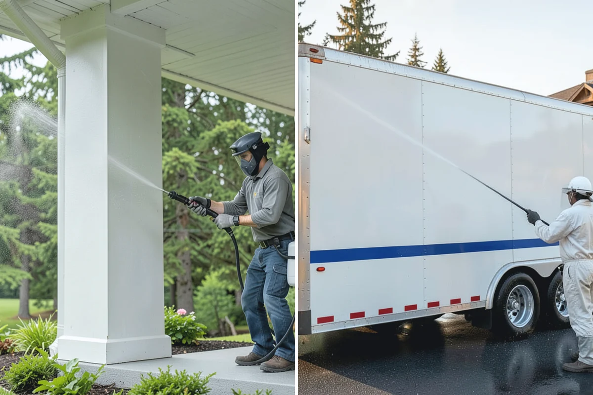 Grease Stain Removal in Redmond, King County, WA - Assess the extent and source of the grease staining