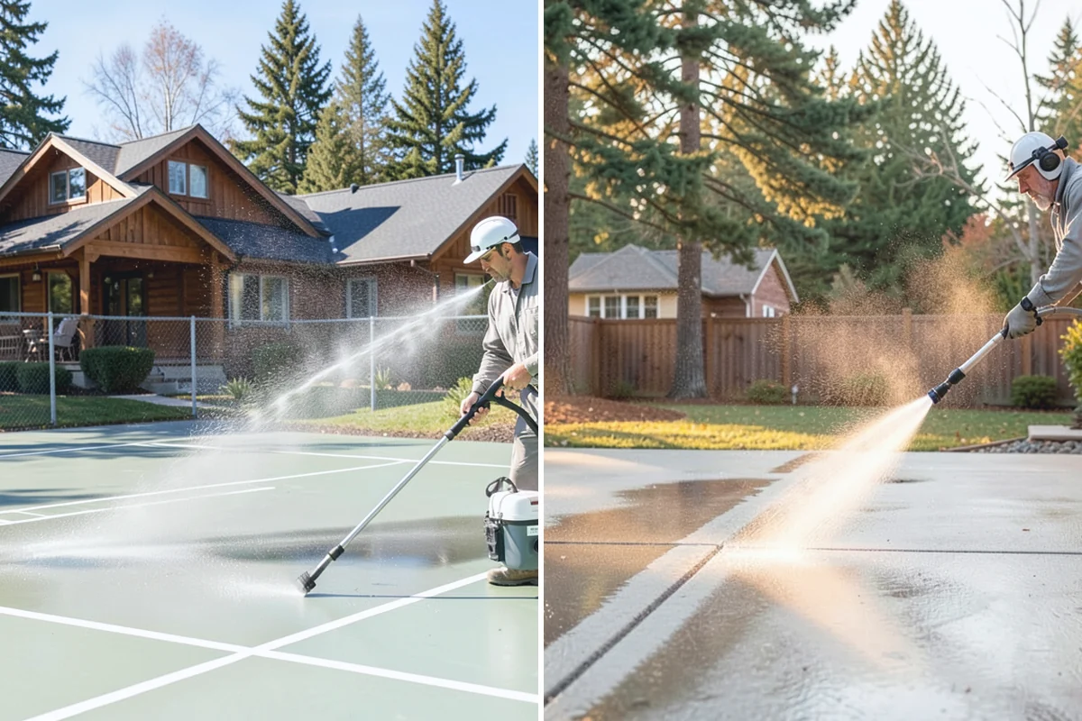 Grease Stain Removal in Renton, King County, WA - Assess the extent and source of the grease staining