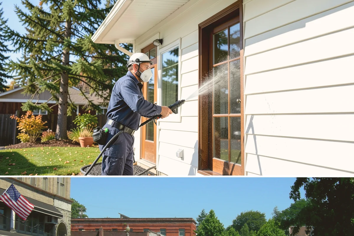 Grease Stain Removal in Snohomish, Snohomish County, WA - Warm summer temperatures improve degreaser performance on stubborn grease.
