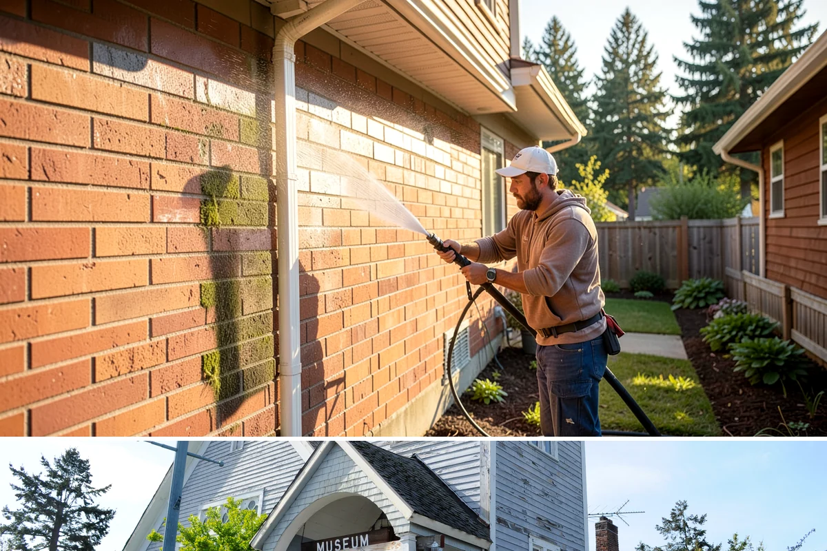 Grease Stain Removal in Steilacoom, Pierce County, WA - Warm summer temperatures improve degreaser performance on stubborn grease.
