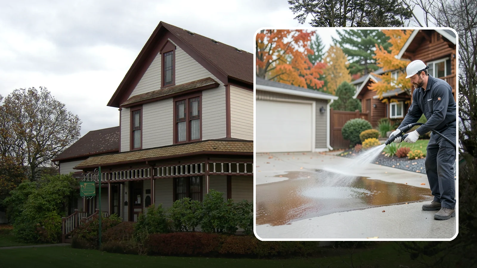 Grease Stain Removal in Sumner, Pierce County, WA - Heavy-duty grease stain removal for driveways marked by cooking oils, lubricants, and shop spills.