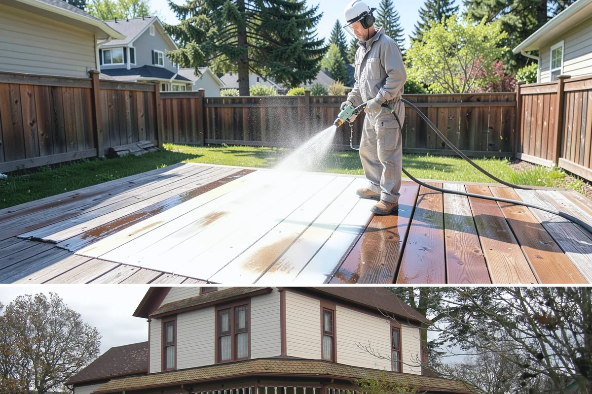 Grease Stain Removal in Sumner, Pierce County, WA - Warm summer temperatures improve degreaser performance on stubborn grease.