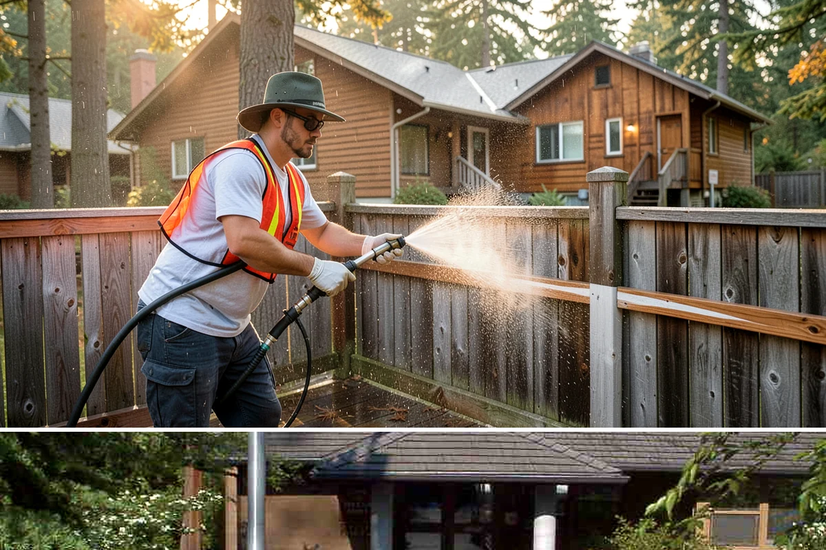 Grease Stain Removal in Yarrow Point, King County, WA - Warm summer temperatures improve degreaser performance on stubborn grease.