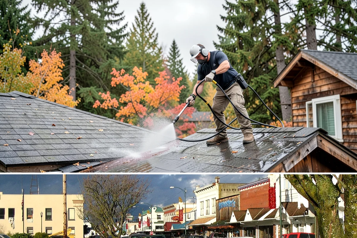 Gutter & Downspout Package in Arlington, Snohomish County, WA - Handle this package in early fall so downspouts run clear before the heaviest rains arrive.