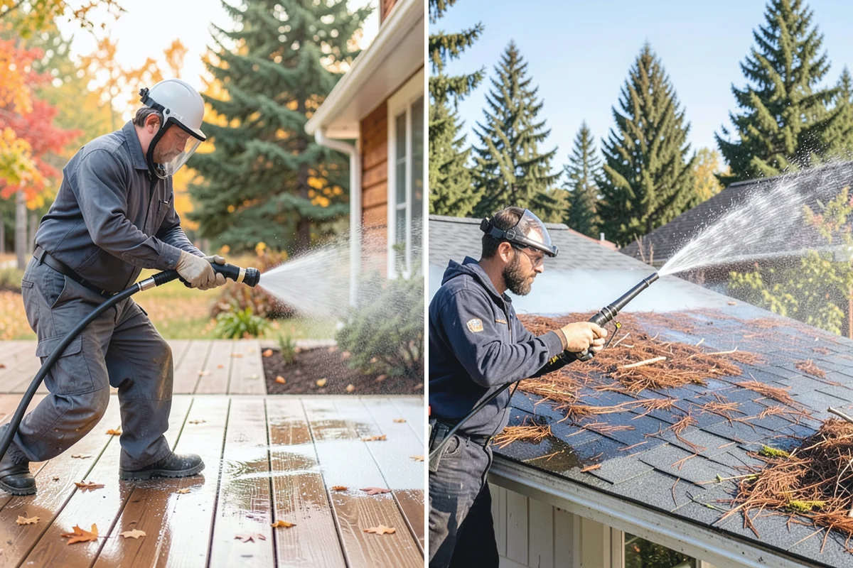 Gutter & Downspout Package in Auburn, King County, WA - Inspect gutter faces, troughs, and downspout outlets