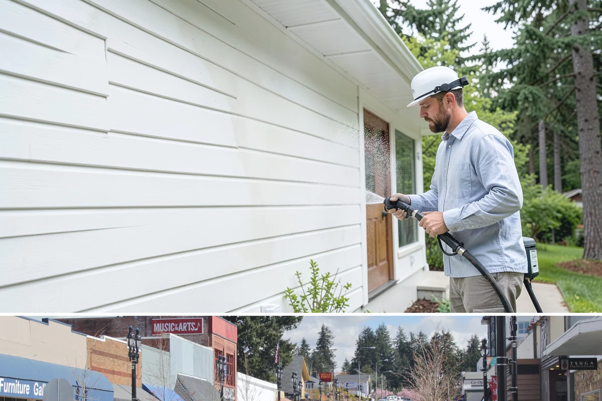 Gutter & Downspout Package in Bothell, King County, WA - Handle this package in early fall so downspouts run clear before the heaviest rains arrive.