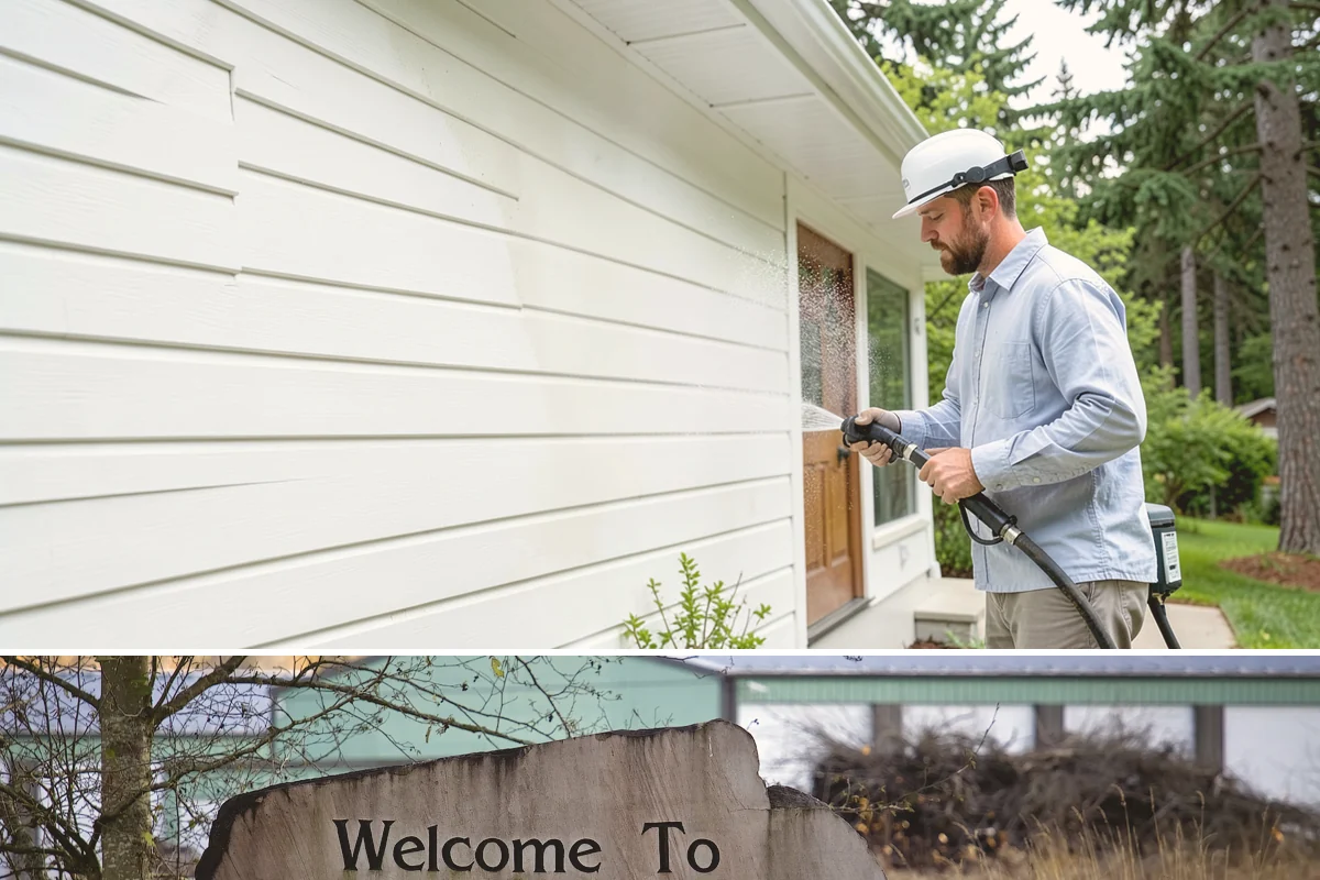 Gutter & Downspout Package in Buckley, Pierce County, WA - Handle this package in early fall so downspouts run clear before the heaviest rains arrive.
