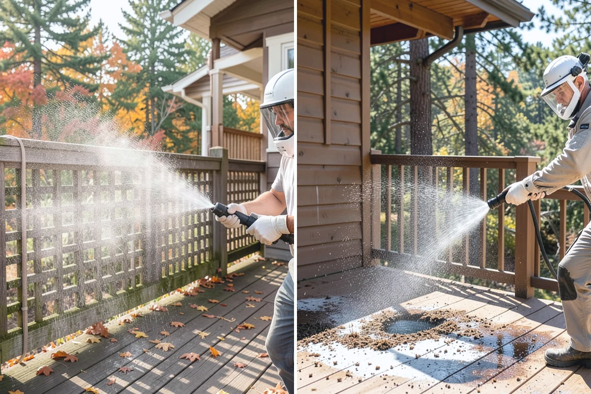 Gutter & Downspout Package in Coupeville, Island County, WA - Inspect gutter faces, troughs, and downspout outlets