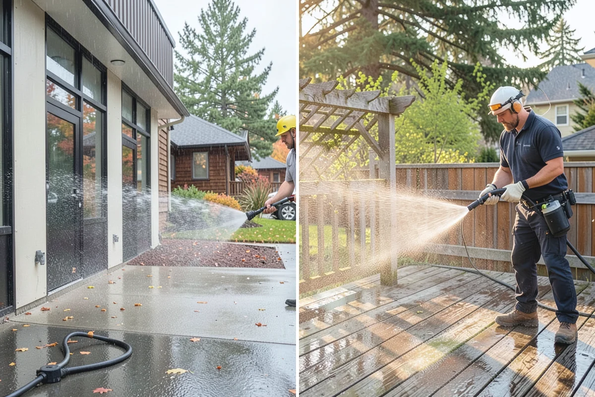 Gutter & Downspout Package in Des Moines, King County, WA - Inspect gutter faces, troughs, and downspout outlets