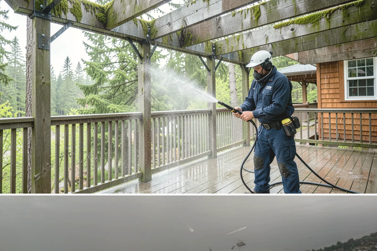 Gutter & Downspout Package in Des Moines, King County, WA - Handle this package in early fall so downspouts run clear before the heaviest rains arrive.