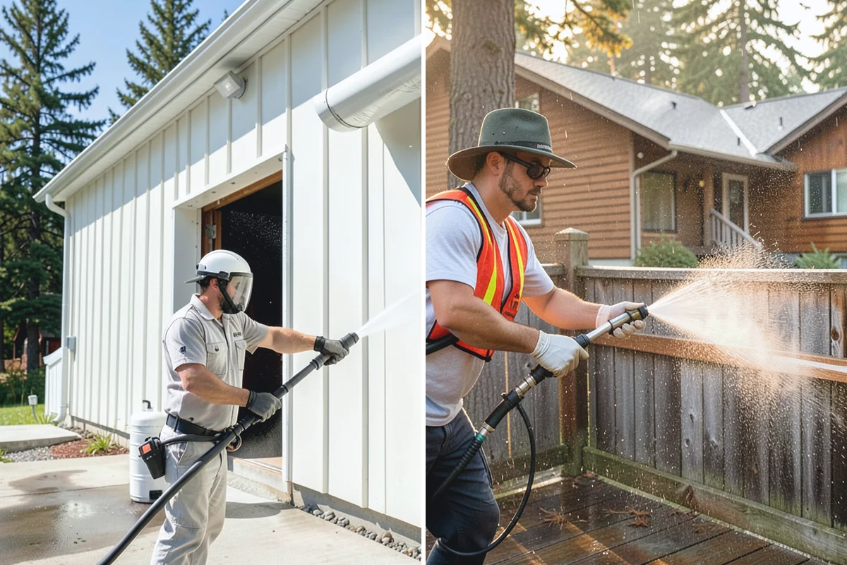 Gutter & Downspout Package in Gold Bar, Snohomish County, WA - Inspect gutter faces, troughs, and downspout outlets