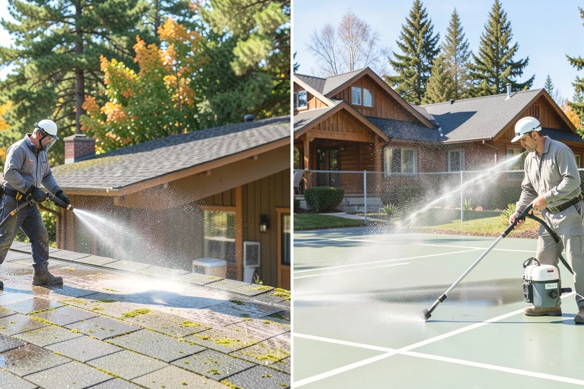 Gutter & Downspout Package in La Conner, Skagit County, WA - Inspect gutter faces, troughs, and downspout outlets