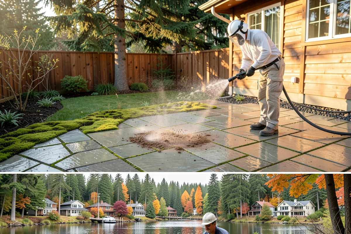 Gutter & Downspout Package in La Conner, Skagit County, WA - Handle this package in early fall so downspouts run clear before the heaviest rains arrive.